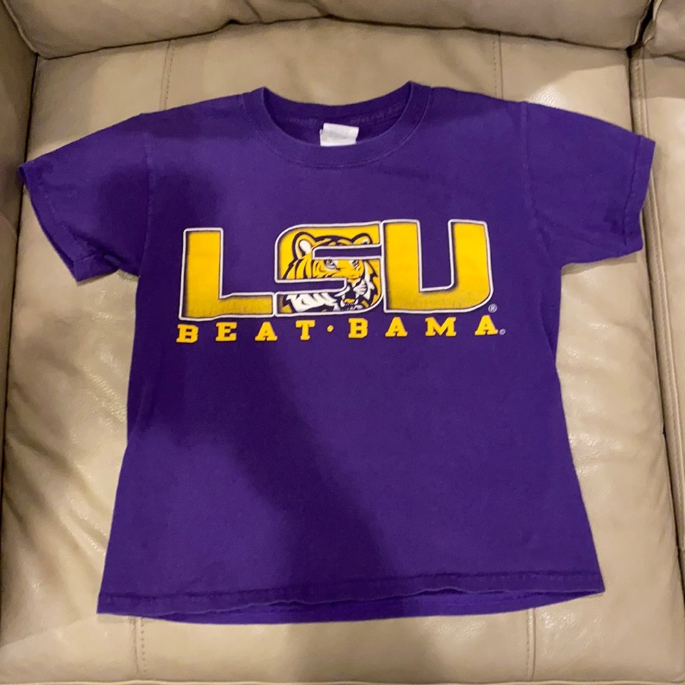 Vintage LSU Beat Bama Youth Small T-Shirt